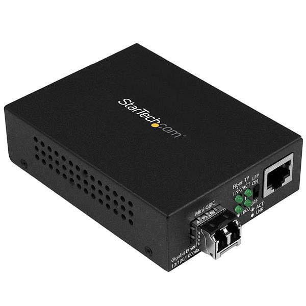 Startech 10/100/1000 Ethernet to Fiber Media Converter - 550m [MCM1110MMLC]