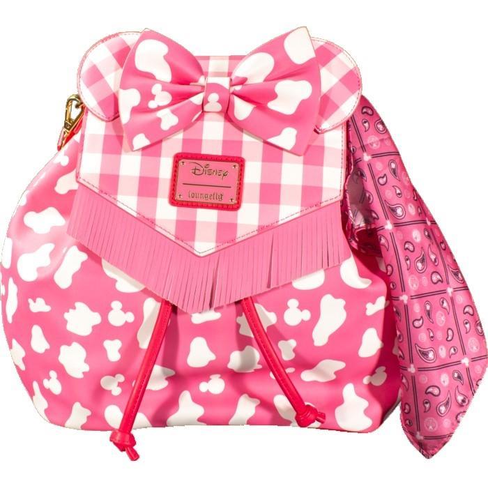 Disney - Minnie Mouse Cowgirl Convertible Flap Backpack (RS)