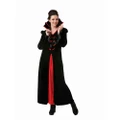 Bristol Novelty Womens/Ladies Queen Of The Vampires Costume (Black/Red) (Standard)