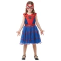Marvel Girls Deluxe Spider-Girl Tutu Skirt Costume (Blue/Red) (2-3 Years)