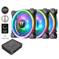 Thermaltake Riing Trio 12 LED RGB Radiator Fan TT Premium (3-Fan Pack) [CL-F072-PL12SW-A]