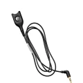 SENNHEISER | Sennheiser DECT/GSM Cable: EasyDisconnect with 100 cm cable to 2.5mm - 3 Pole jack plug To use with a DECT & GSM phone featuring a 2.5 mm - 3 p