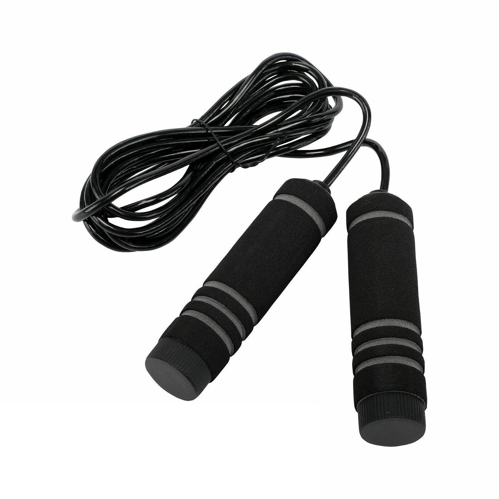 Skipping Jump Rope Adjustable Length Weighted Handles Intermediate Fitness 2.72m