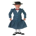 Disney Mary Poppins Deluxe Girls Character Dress Up Theme Costume