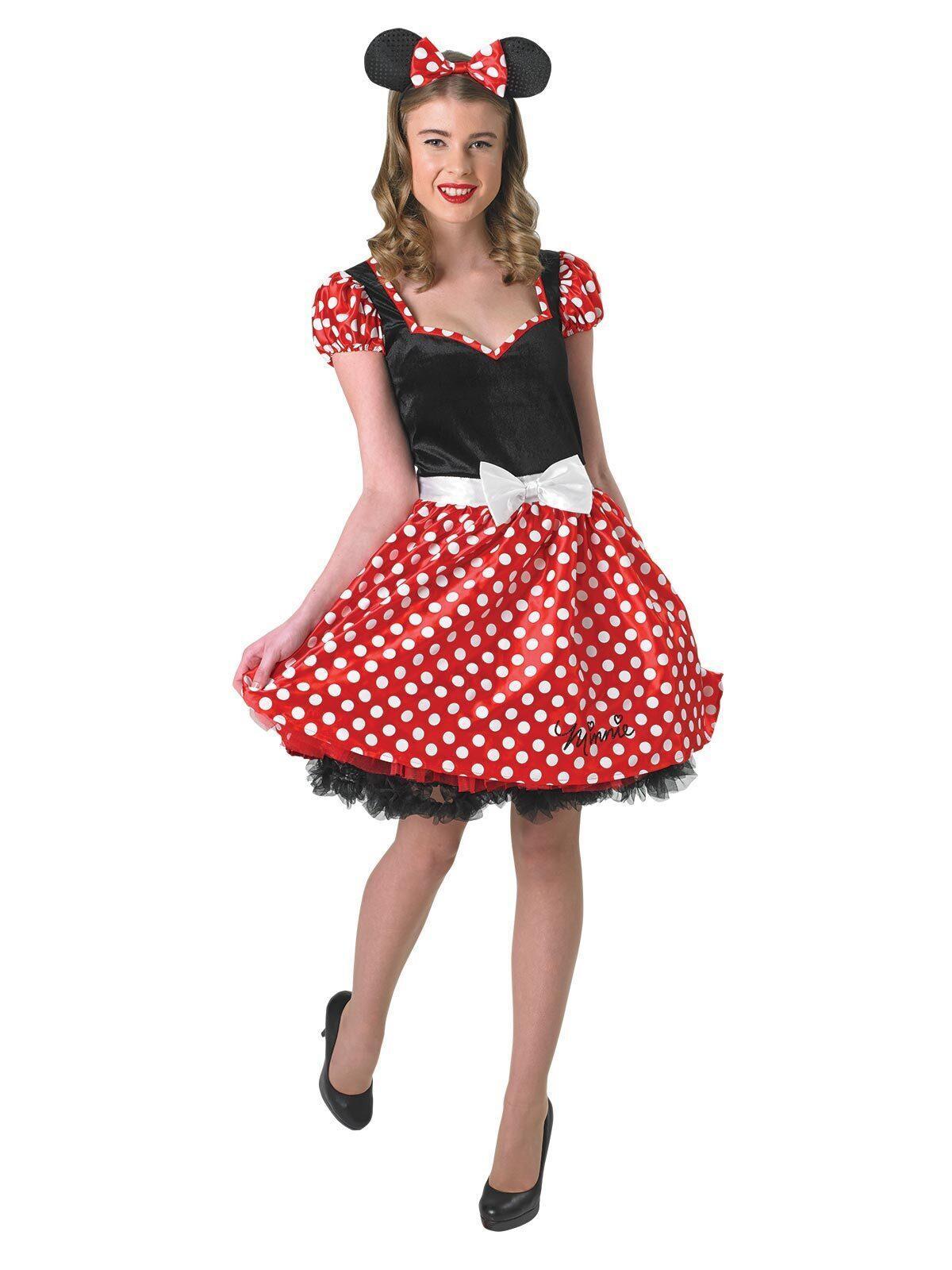 Disney Minnie Mouse Adult Sassy Womens/Ladies Dress Up Party Costume