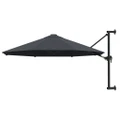 Wall-Mounted Parasol with Metal Pole 300 cm Anthracite vidaXL