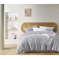 Dove Grey French Linen Quilt Cover Set
