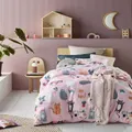 Miaow Glow in the Dark Quilt Cover Set