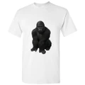 Cool Gorilla Animal Jungle Design Gym Workout White Men T Shirt Tee Top