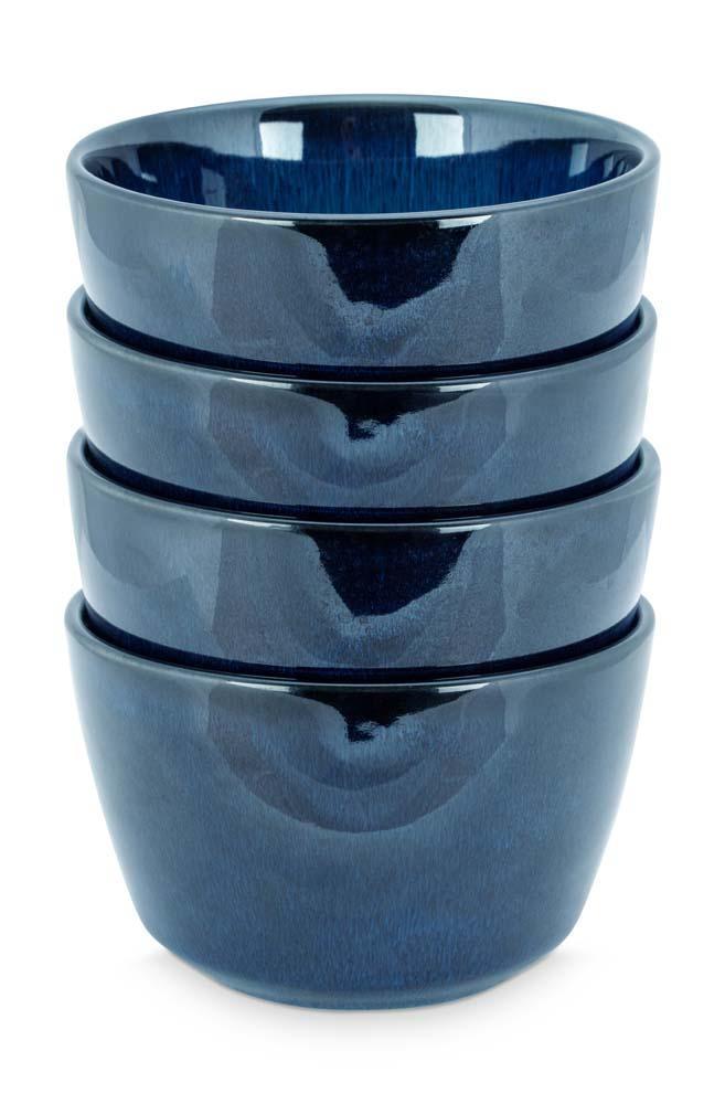 Set of 4 Dark Blue 12.5cm Bowls