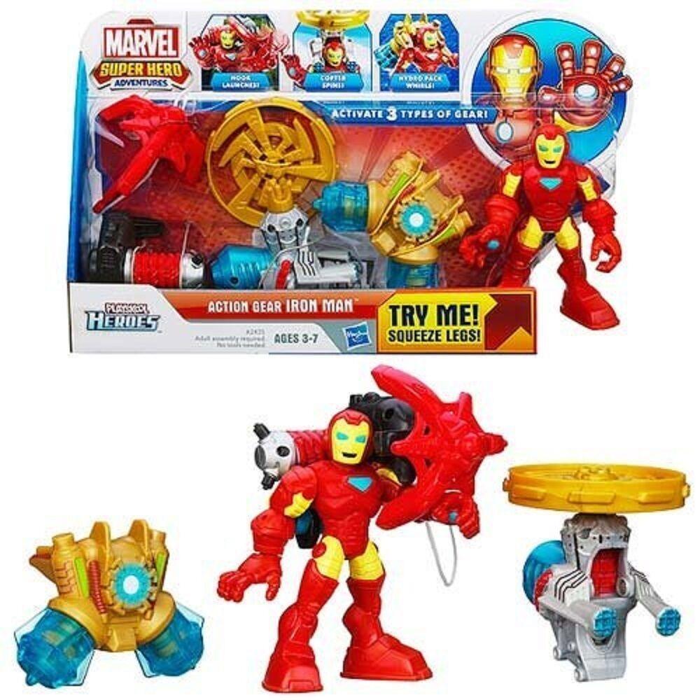 Marvel Avengers New Toy Playskool Heroes Action Gear Iron Man Boys Ironman