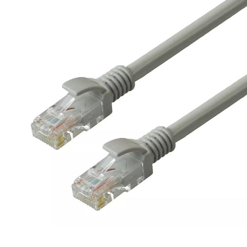RJ45 CAT6 UTP Ethernet Networking Lan Cable Patch Cord Grey - 3m