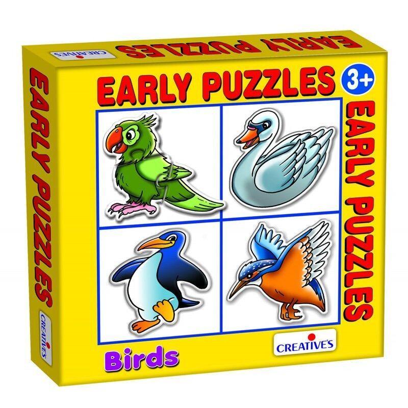 Creative's Early Puzzles Set Birds Kids Educational Toy