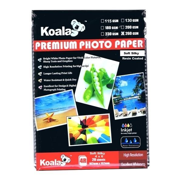 260g A6 RC Soft Silky Photo 20 Sheets
