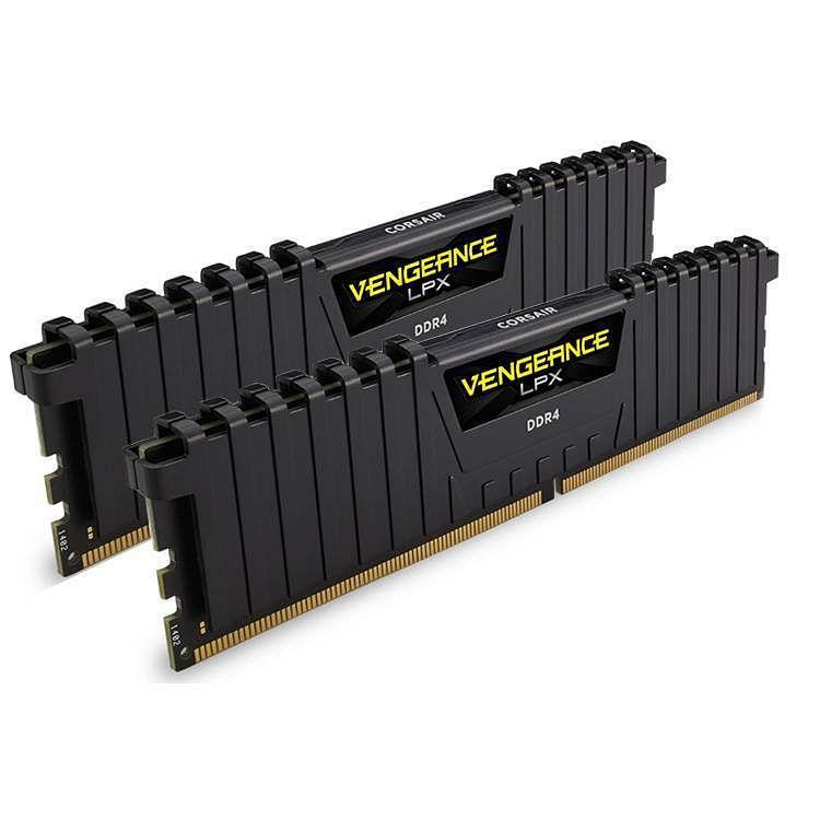Corsair Vengeance LPX 32GB(2x16GB) DDR4-2400 Gaming Memory - Black [CMK32GX4M2A2400C14]