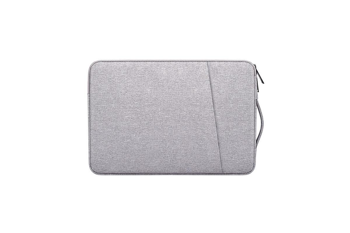 13.3Inch Portable Laptop Bag Sleeve Pouch Carry Case with Handle Light Grey