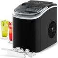 Advwin 12KG/Day Portable Ice Maker w/ Self-cleaning Black