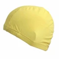 Swimming Cap Durable Sportive Water Proof Nylon Lycra Adult Unisex Swim Hat-Yellow