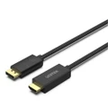 Unitek V1608A 1.8m DisplayPort to HDMI Cable - Supports Max Res up to 4K60Hz -