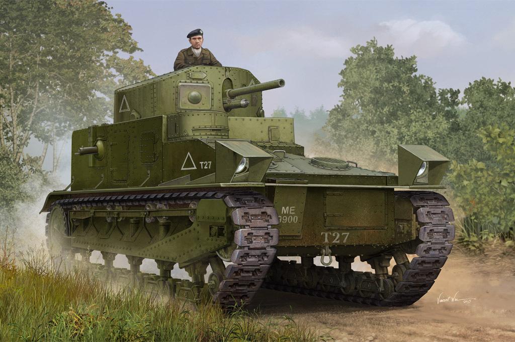HobbyBoss 1/35 Vickers Medium Tank MK I Plastic Model Kit [83878]