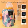 Vicbuy Babys Milk Warmer Bag Travel Fast Bottle Warmer Portable with USB Data Cable Warmth Maintain Perfect Temperature(Pink)