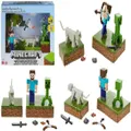 Minecraft Scaredy Creeper Story Pack with Figures Weapons Ages 6+ Toy Sword Gift