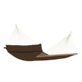 Whitsunday King Quilted Spreader Bar Hammock in Brown - All Weather