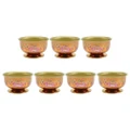 7pcs Alloy Holy Water Offering Cup Delicate Buddhism Offering Bowl Buddhist Offering Cup