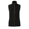 Premier Womens/Ladies Artisan Fleece Gilet (Black/Brown) (S)