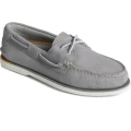Sperry Mens Gold Cup Authentic Original Nubuck Boat Shoes (Grey) (7.5 UK)