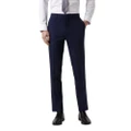 Burton Mens Marl Tailored Suit Trousers (Navy) (38R)