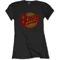 David Bowie Womens/Ladies Diamond Dogs Vintage T-Shirt (Black) (S)