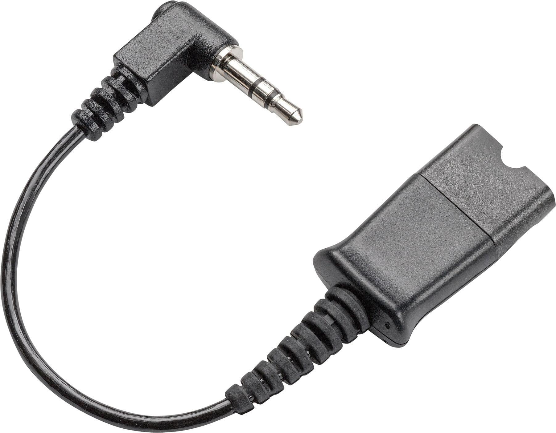 Poly Quick Disconnect Cable to 3.5mm Black [40845-01]