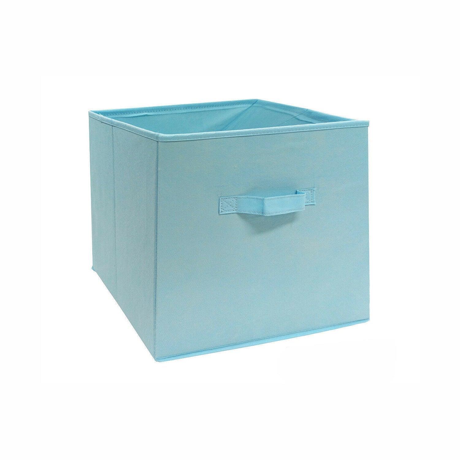 Foldable Folding Storage Cube Storage Box Fabric Organiser Available in 10 Colours