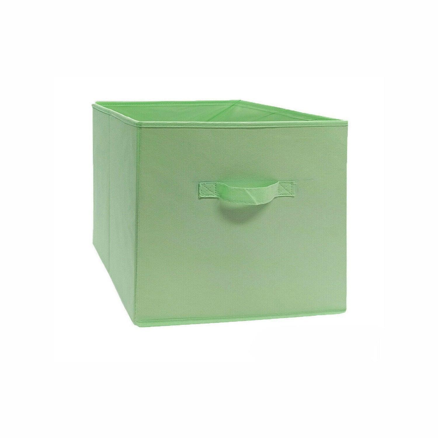 Foldable Folding Storage Cube Storage Box Fabric Organiser Available in 10 Colours
