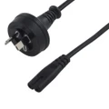 8ware RC-3078C7-OEM 2 Pin Core Power Cable 2m AU Plug 240v to IEC C7 Female AC Adaptor