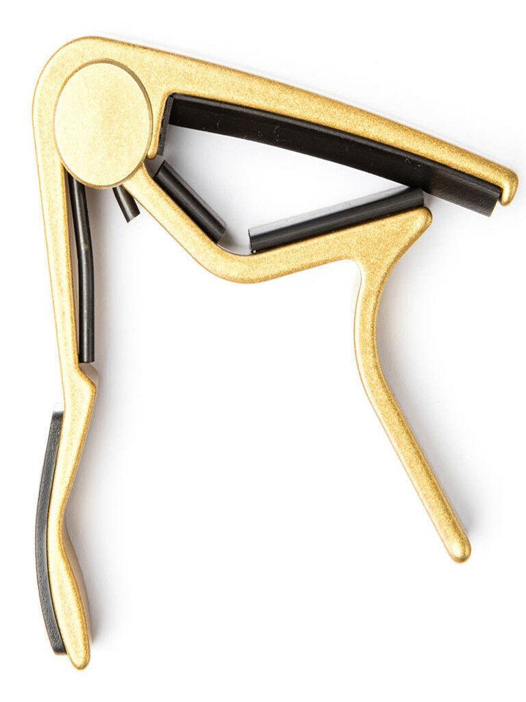 Dunlop Clamp Style Trigger Capo Gold For Acoustic Guitar