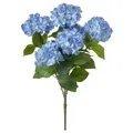 Rogue Hydrangea Bush Artificial Flower Bouquets For Wedding Party And Interior Home Decor Blue