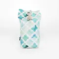 Rayell Home Decor 2kg Weighted Soft Fabric Door Stop Faded Cross Blue 15x24cm