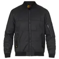 ELEVEN Workwear Stormbreaker Bomber Jacket Cotton Canvas - Black/Charcoal - 2XL