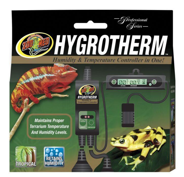 Reptile Hygrotherm Humidity & Temperature Controller in One by Zoo Med