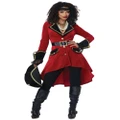 High Seas Heroine Red Pirate Buccaneer Swashbuckler Book Week Womens Costume