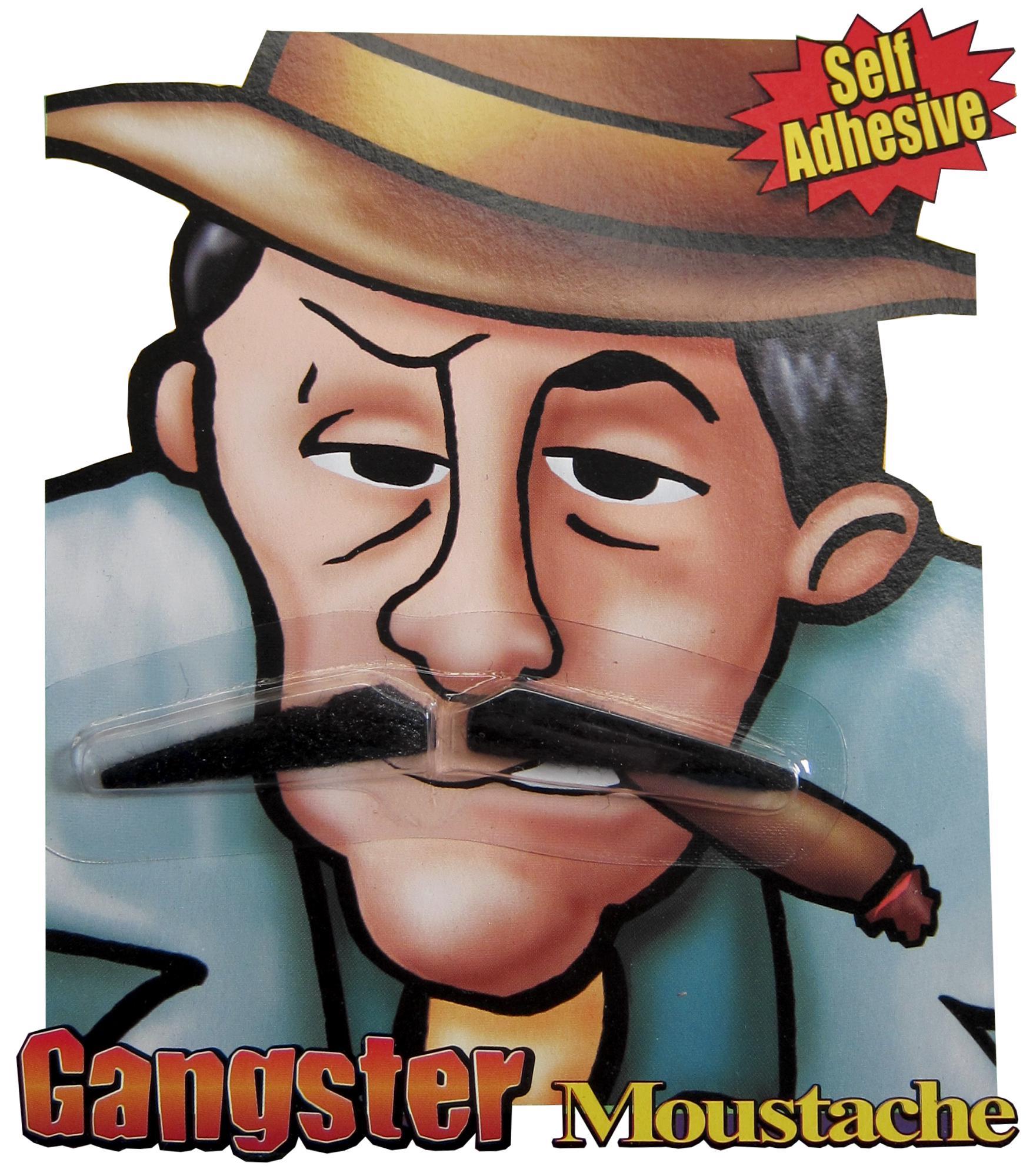 Gangster Pimp 1920s 19702 Detective Men Costume Moustache
