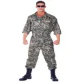 US Army Jumpsuit Soldier Military Uniform Navy Combat Men Costume Plus 2XL