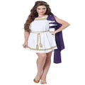 Grecian Toga Greek Roman Aphrodite Goddess Ancient Party Dress Up Womens Costume