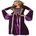Renaissance Lady Maid Marian Medieval Queen Women Costume