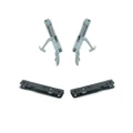 Ilve 600Mm Oven Door Hinge Complete Set Assembly With Supports - Triple Glass Ovens Manufactured After 2004