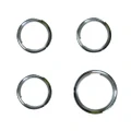 Electrolux Westinghouse Stove Cooktop Complete Trim Ring Set Of X4