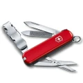 Victorinox Swiss Army Nailclip Nail Clipper 8 Tools 65mm Red 38000