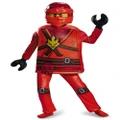 Kai Deluxe Red Lego Ninjago Master of Spinjitzu Child Dress Up Boys Costume